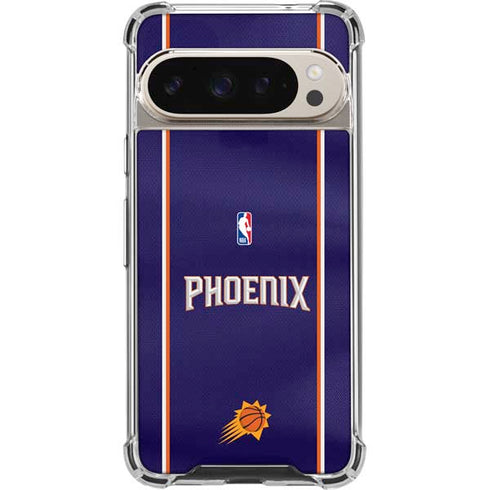 NBA Phoenix Suns Jersey Google Pixel 9 Pro XL Clear Case